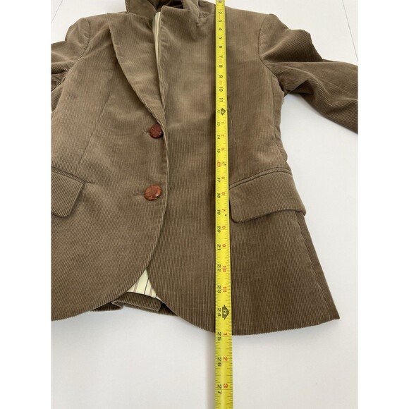 Lauren Moffatt Corduroy Elbow Patch Blazer Jacket S Cotton Made in USA Western - Picture 7 of 13